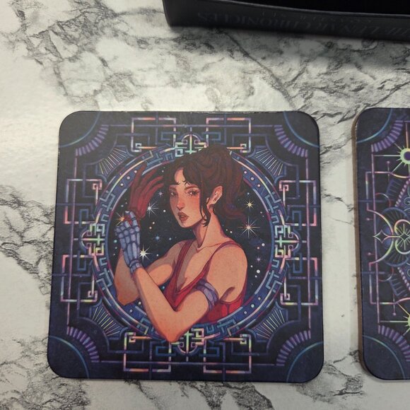 Fairyloot The Lunar Chronicles Coaster Set - Picture 4 of 7